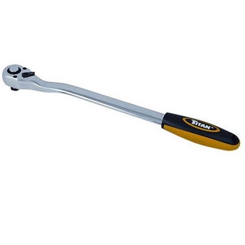 Titan Tools 12046 1/2″ Drive Ratchet 15″ Long, Offset