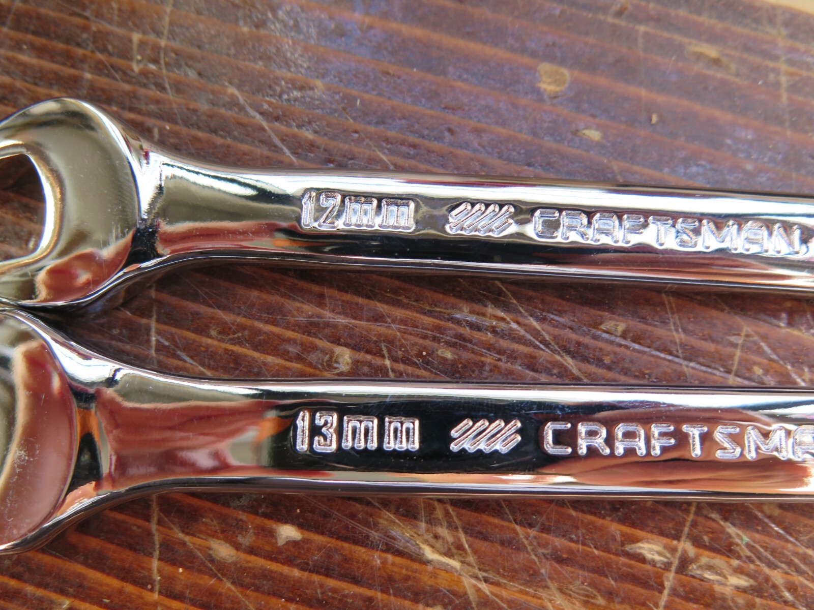 2 WRENCHES CRAFTSMAN 13MM 12MM Combination Wrench 12-point 42917 42916