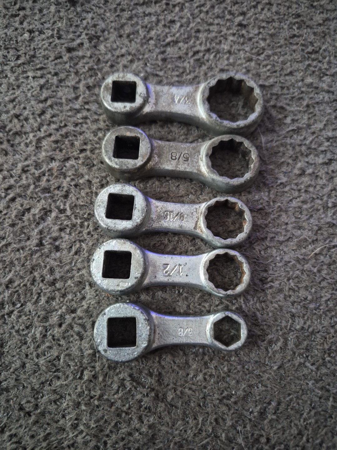 Mac Tools 5 Piece 3/8” Torque Adapter Set Sae