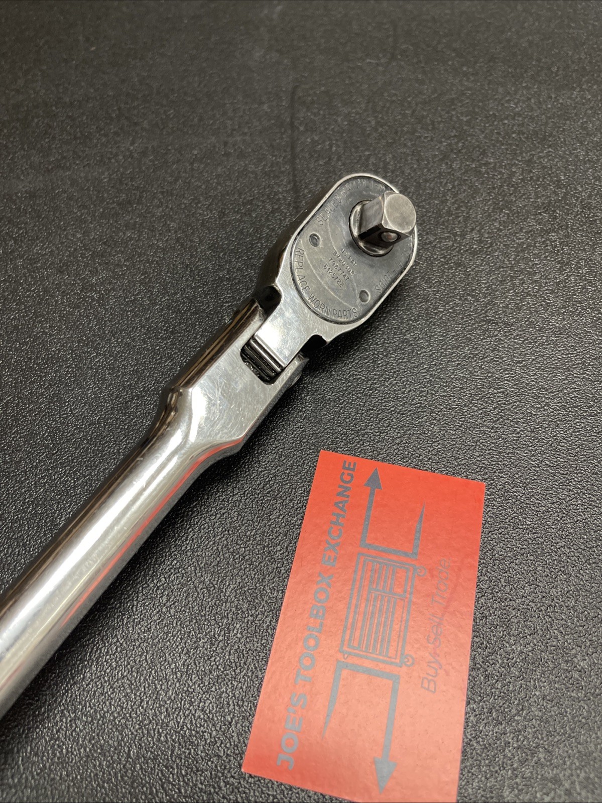 Snap On Tools used SHX80B 1/2″ Drive Soft Grip Handle Locking Flex Head