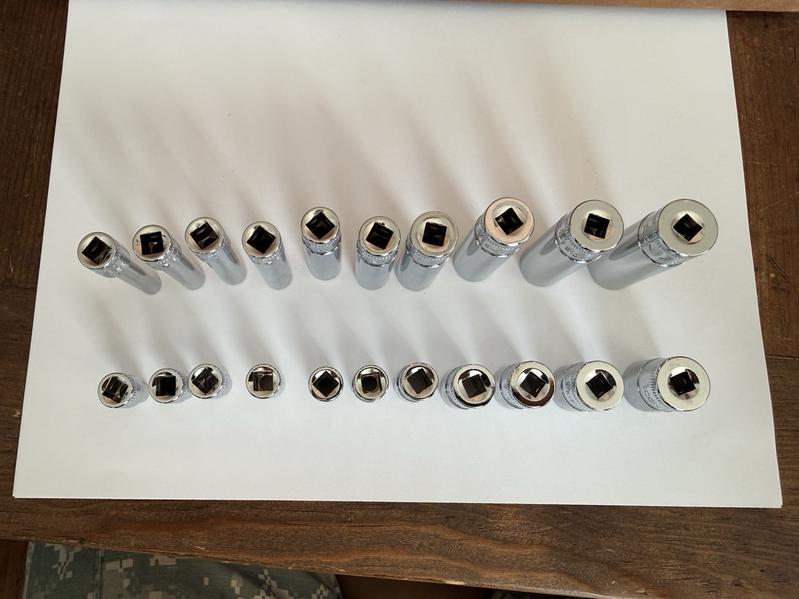 ICON 1/4” Drive 6Pt Metric Shallow/Deep Socket Chrome – Choose Size mm