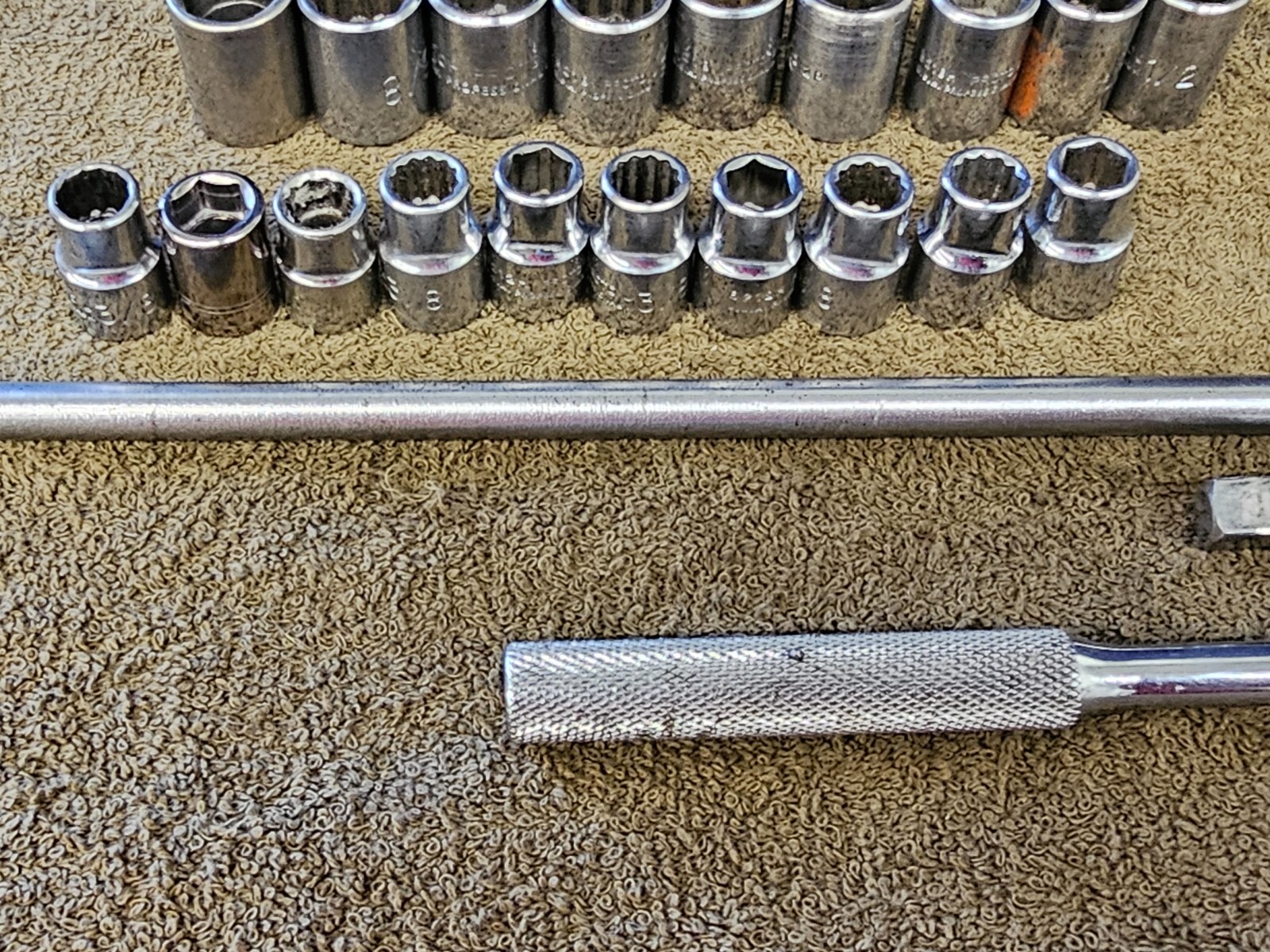 29 Proto Professional Sae Deep Well Socket Ratchet Set 3/8″ Drive 7/8 5/8 1/2″