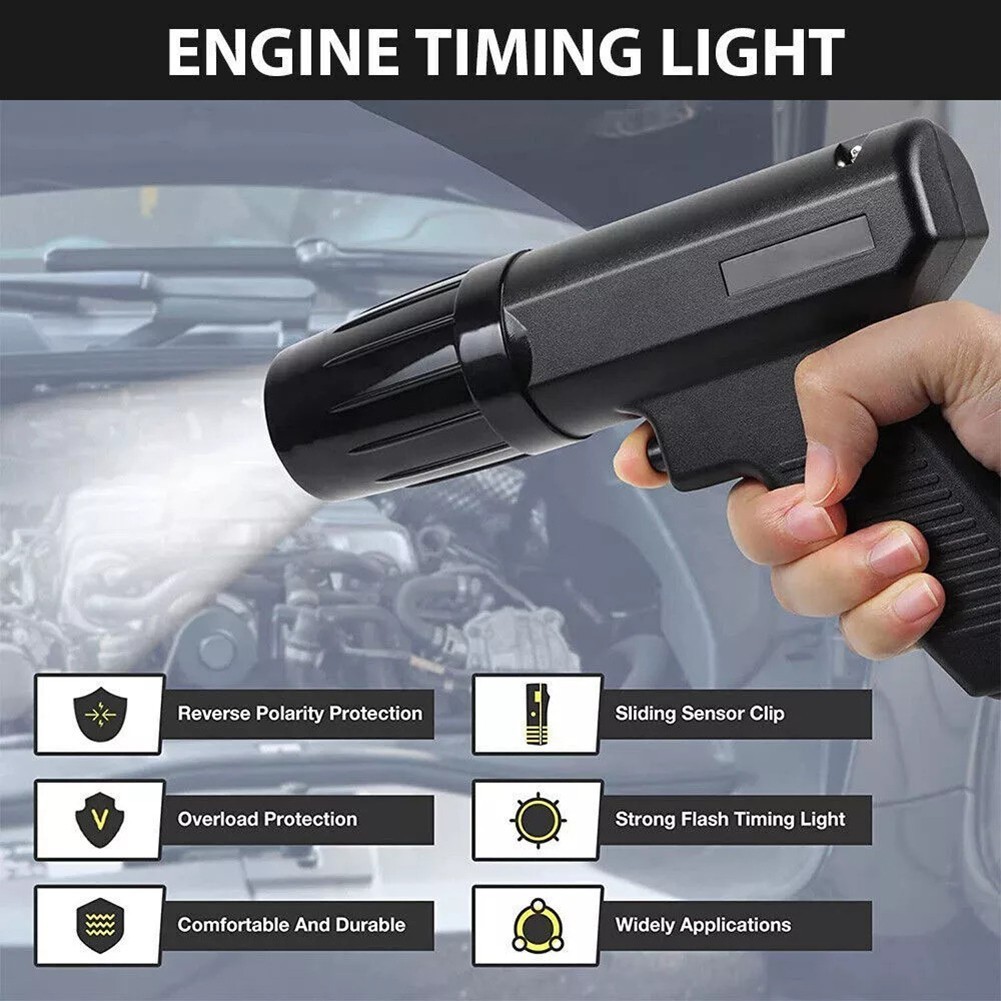 Car Motorcycle Engine 12V Digital Timing Light for Accurate Adjustments