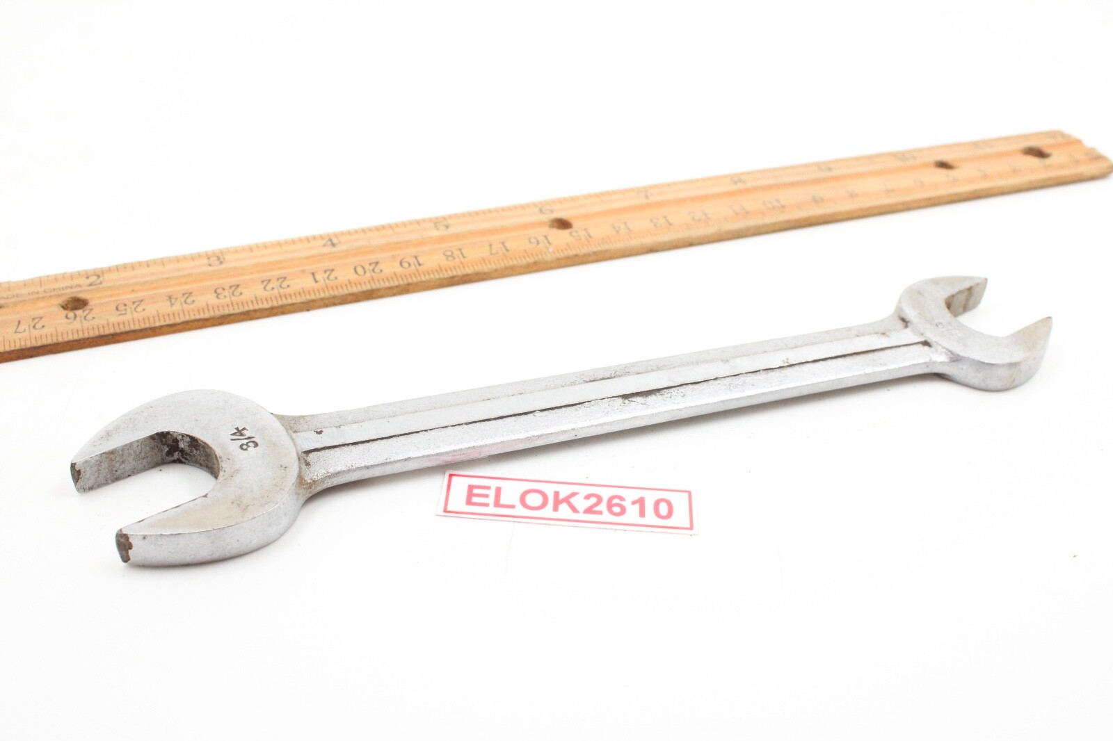 Blue-Point Supreme S2024 5/8″×3/4″ 6 Point SAE Open-end Wrench 7.75″ USA