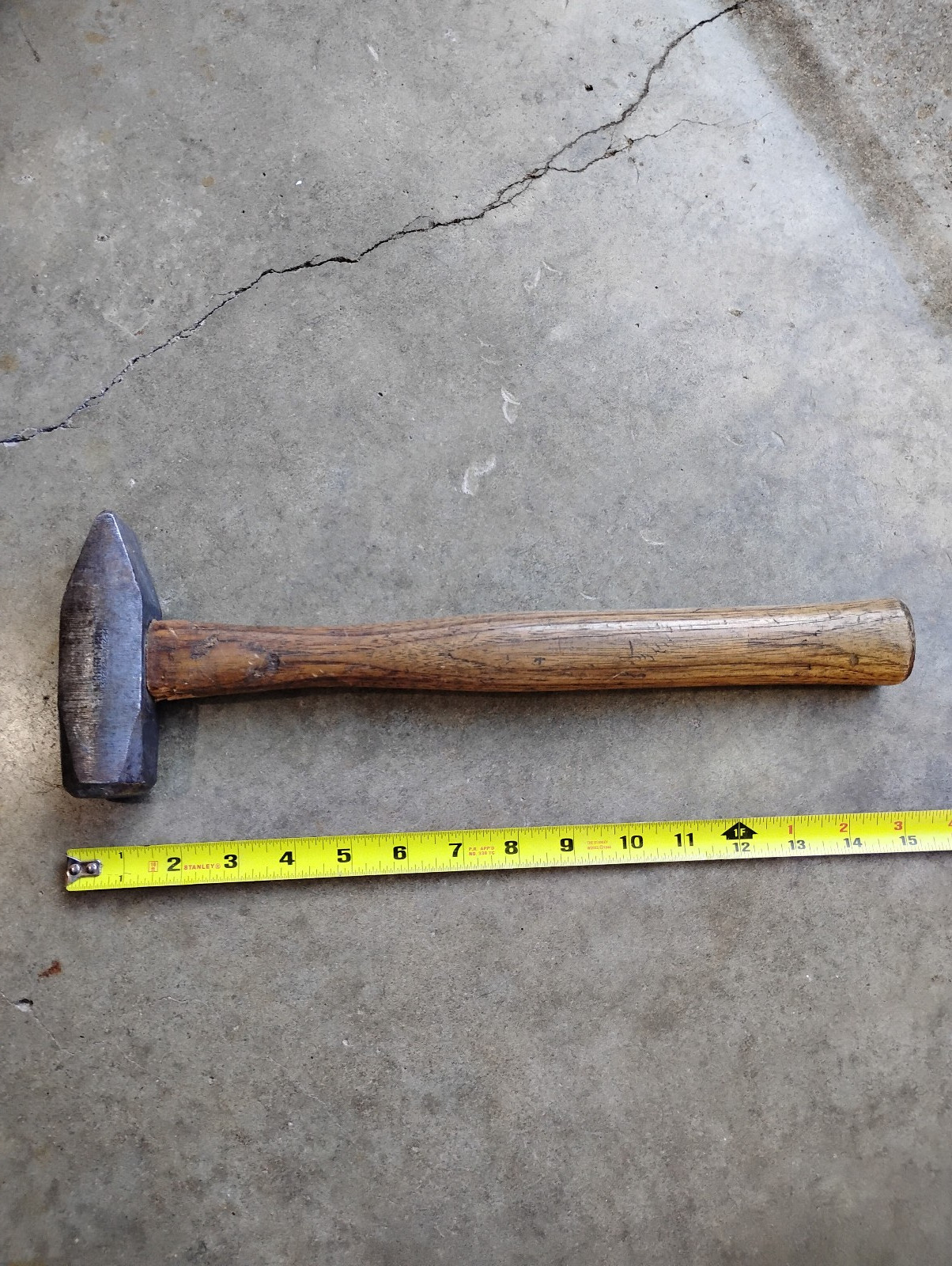 Sears Craftsman USA 40 OZ Cross Engineers Ball Peen Blacksmith Hammer 38262 15”