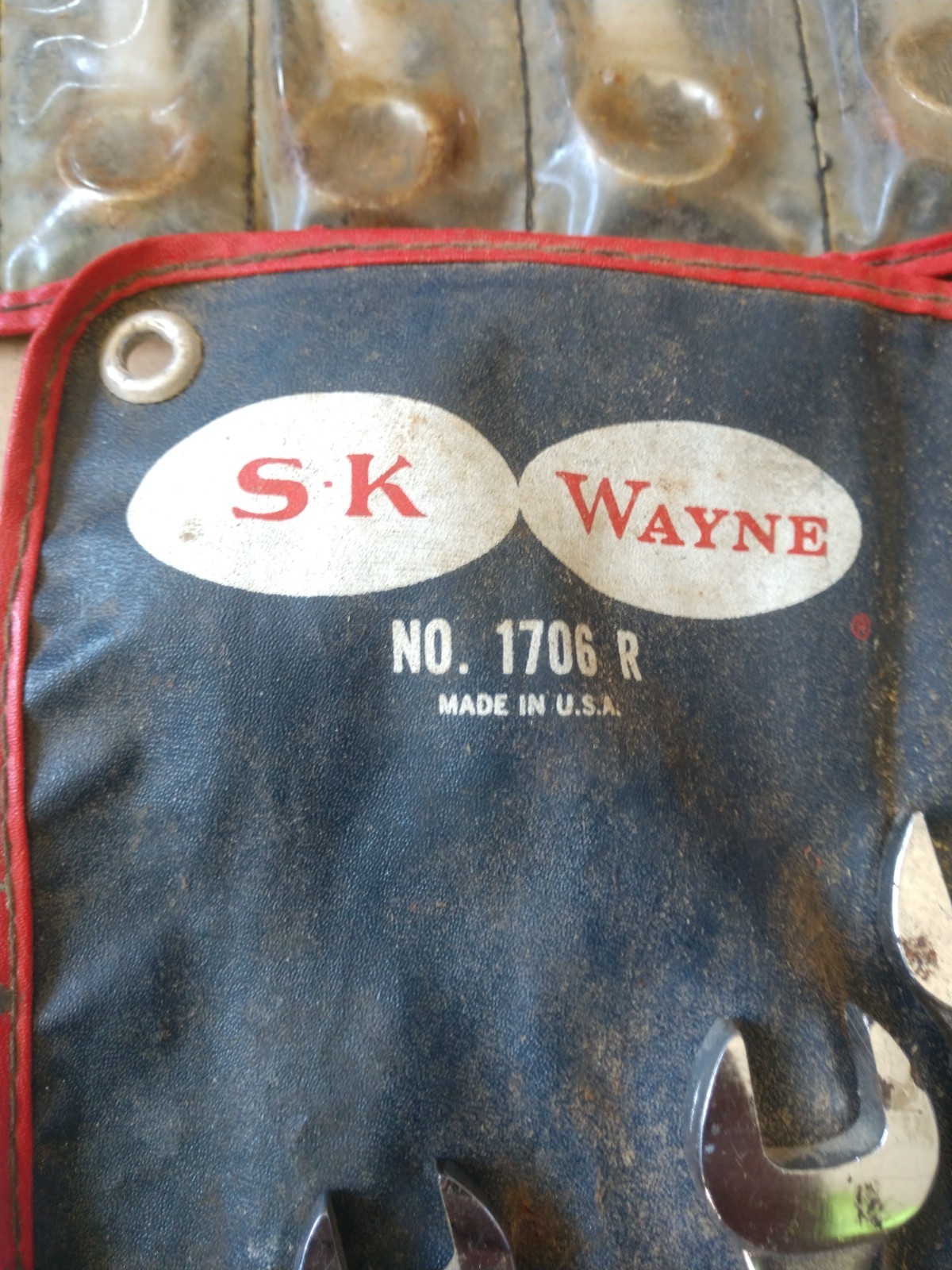 Vintage SK Tools SAE Combination Wrench Set 1713 & 1706-r