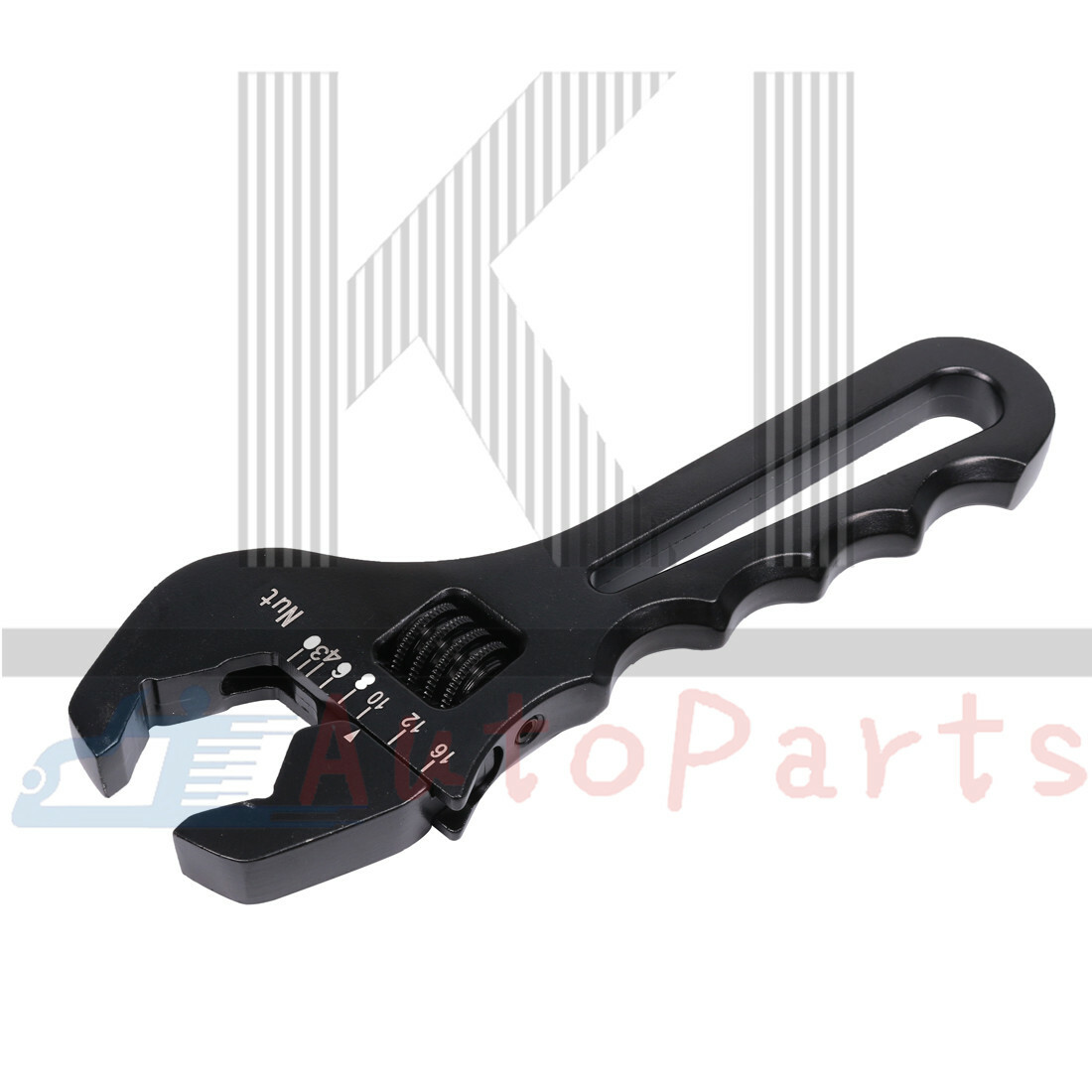 Black Aluminum 3AN-16AN Adjustable Wrench For Hose End Fitting Tool Spanner