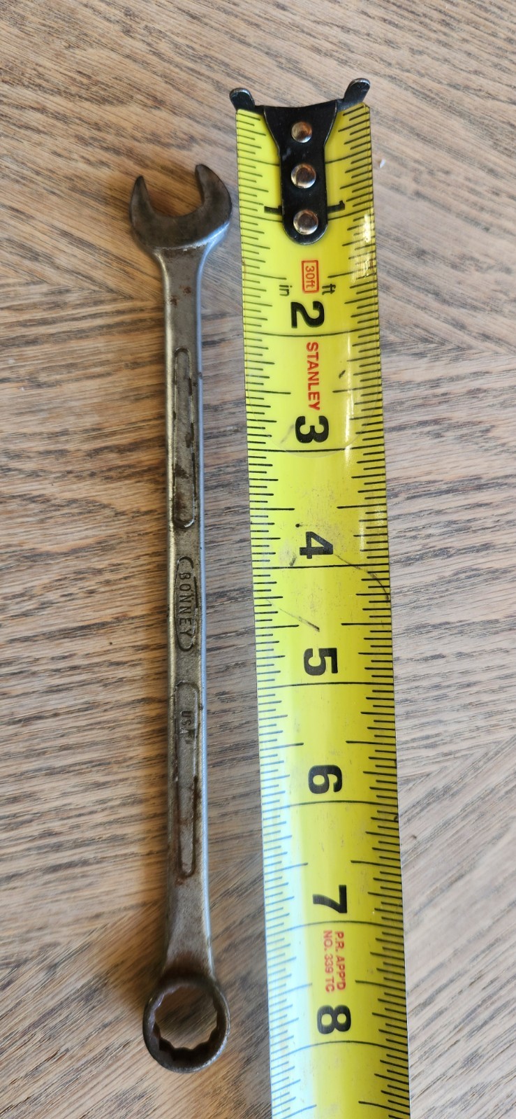 Bonney Made In USA 1/2 Inch Combination Wrench 1116