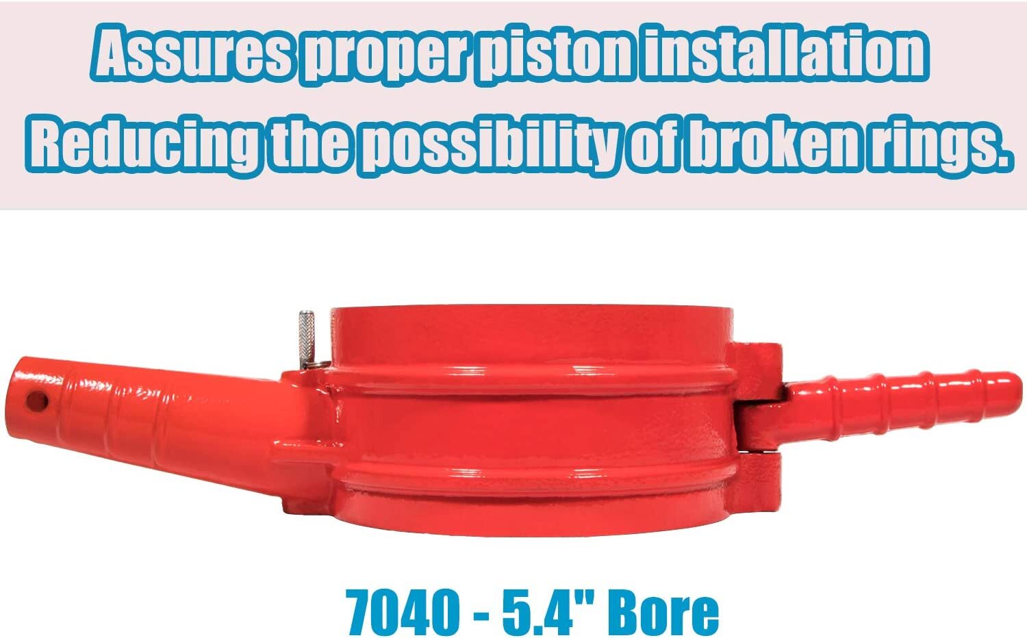 7040 Piston Ring Compressor Tool Fits CAT Cummins Diesel ISX 3400 C-15 5.40»