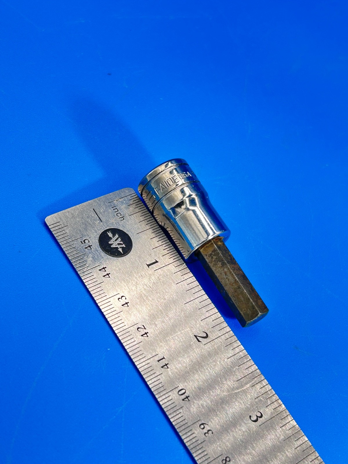 Snap-on Hex Bit Socket 3/8” Drive 5/16” SAE FA10E USA N-14-19