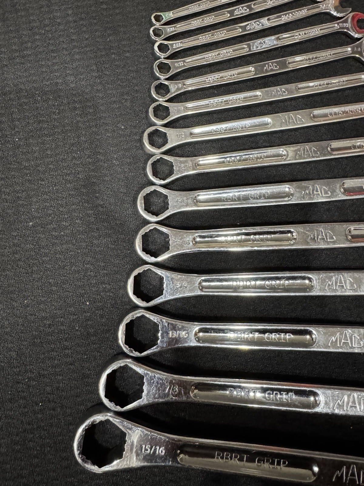 Mac Tools SCL14RBRT 14pc SAE COMBINATION WRENCH SET 6point R.B.R.T 1/4in-15/16in