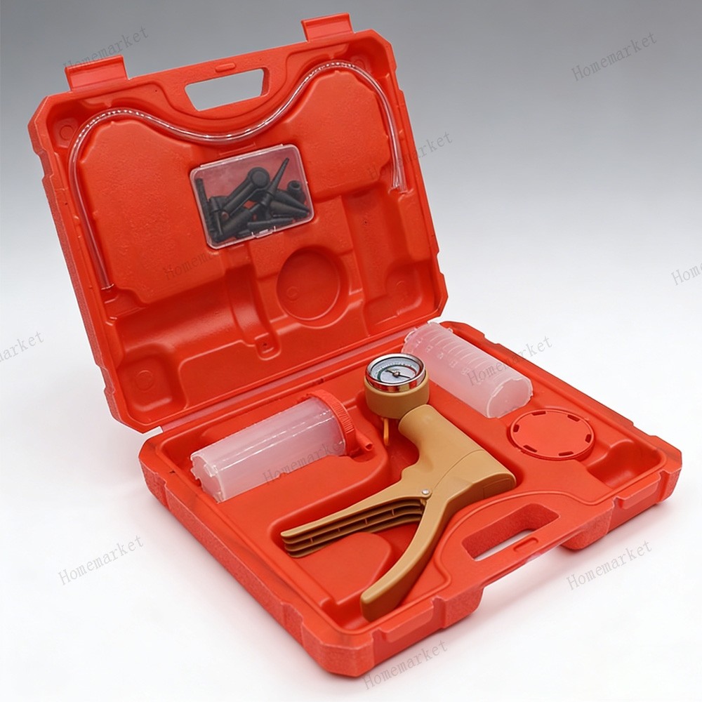 Hand Held Vacuum Pressure Pump Tester Set Brake Fluid Bleeding High-Precision