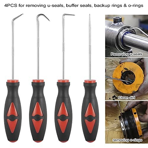 Hydraulic Cylinder Repair Tool Kit for Skid Steers, Loaders & Backhoes – 17pcs S