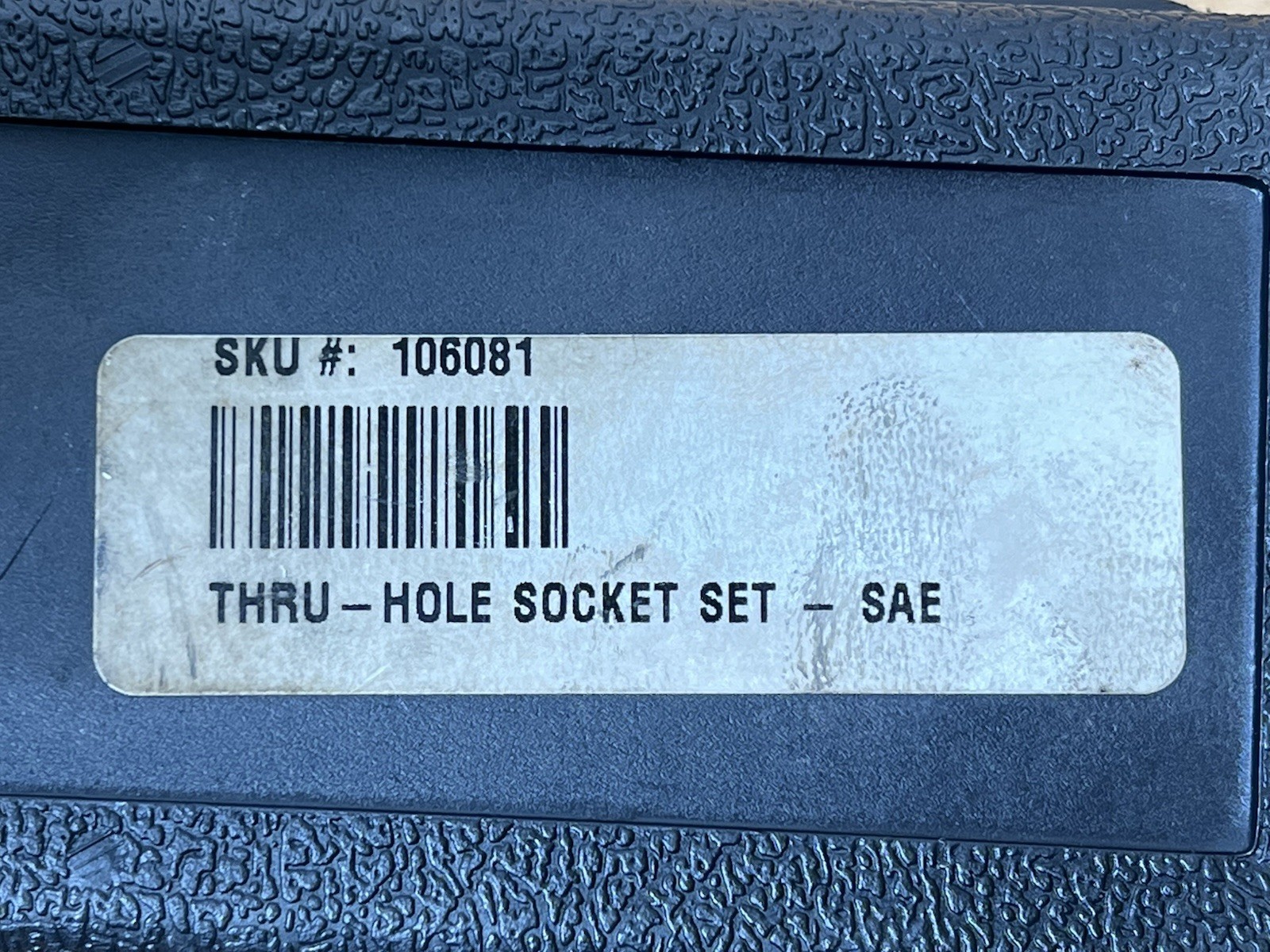Klutch Thru-Hole Sockets — 9-Pc. SAE Set with Case – 5/16” Thru 13/16”
