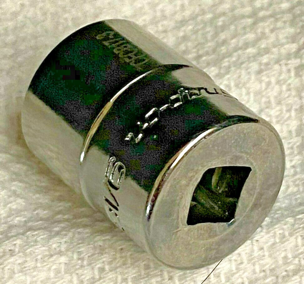 SNAP ON TMD18 1/4 INCH Drive 12 Point 9/16 INCH Shallow Socket NEW