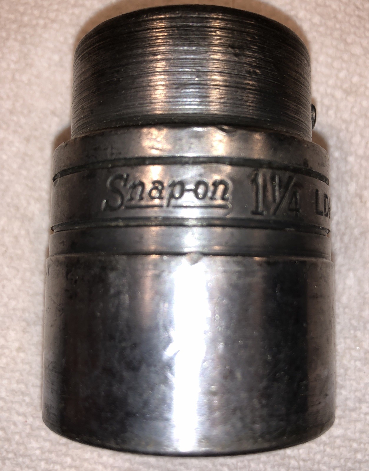 VTG 1954 Snap-On LDH-402 3/4” Drive 12 Point 1-1/4” Shallow Socket SNAPON