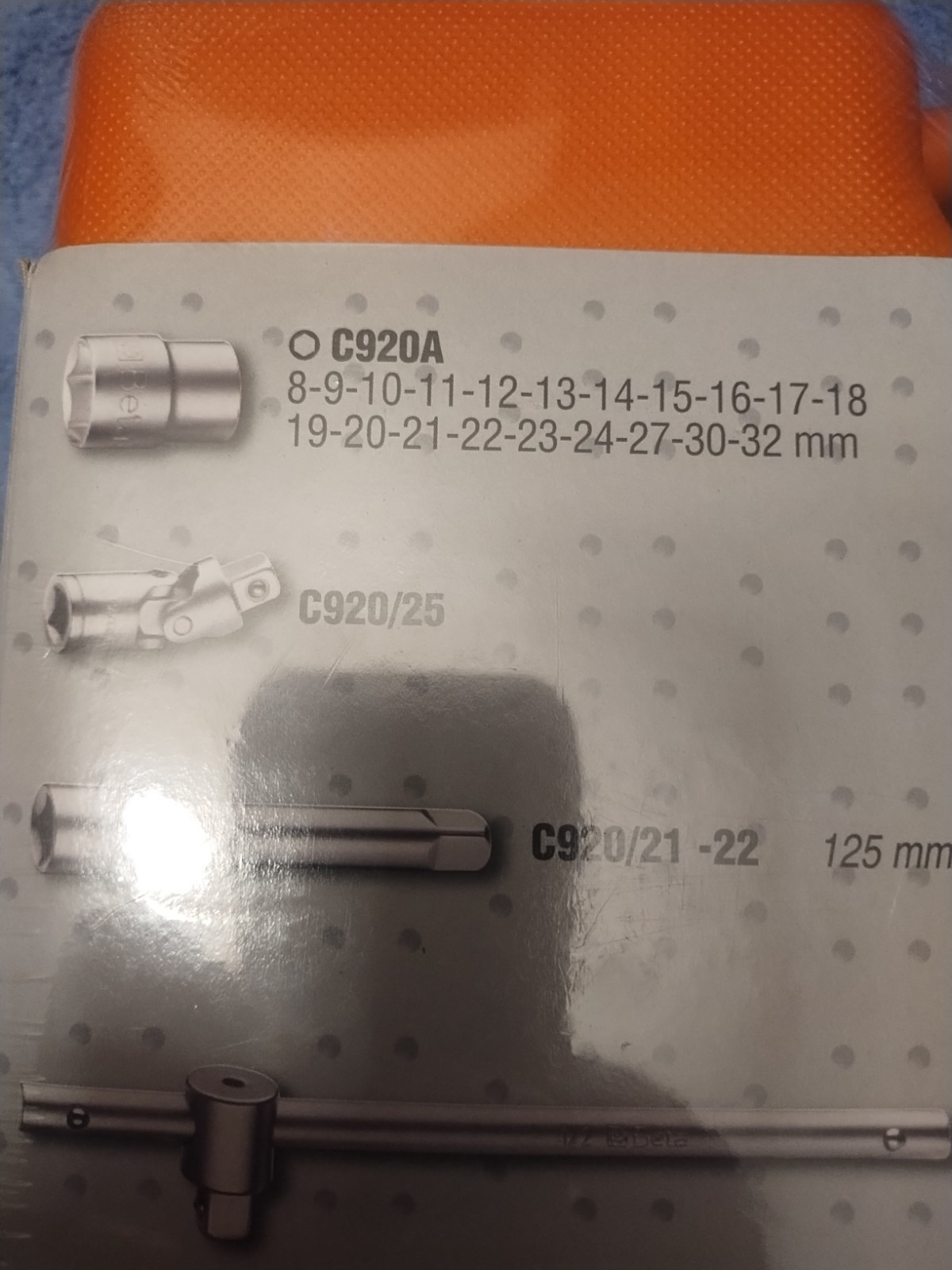 Beta Tools 1/2″ Drive Metric Socket Set 25 Piece 923A/C25