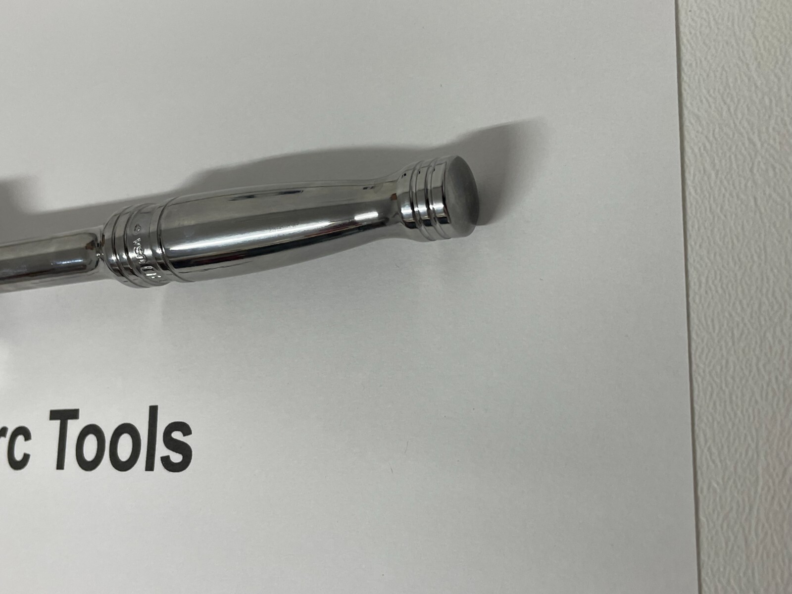Snap-on Tools USA NEW 3/8″ Drive Fine Tooth Standard Handle Chrome Ratchet F80