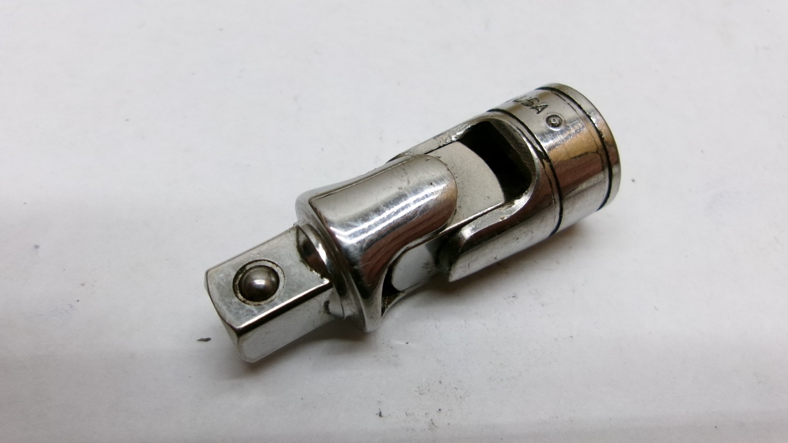 Snap-on tools USA 3/8” drive Universal Joint Chrome Swivel Socket FU8A