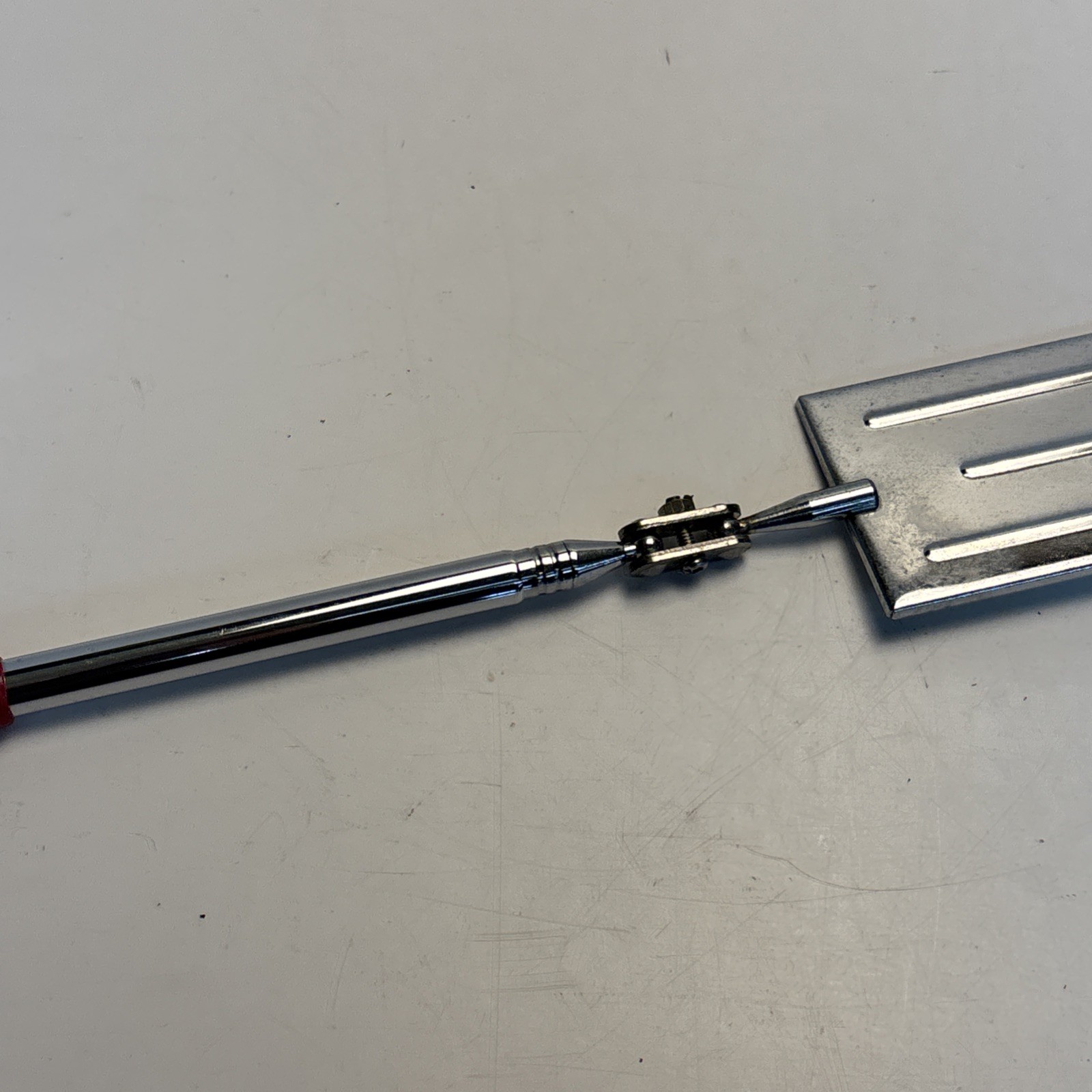 Vintage Telescoping Inspection Mirror Articulating Head 19-1/2” Extends