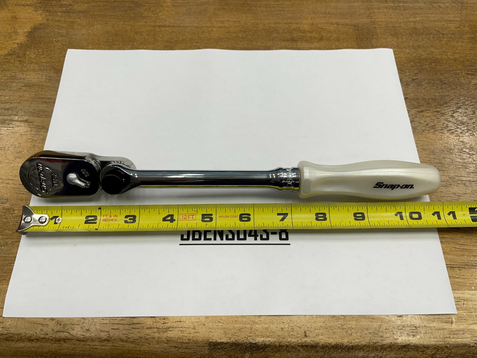 Snap-on Tools PEARL WHITE 3/8″ Drive Hard Grip Multi-Position Ratchet FHD80MPPW