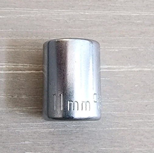 Craftsman 11mm Socket 6 Point 1/4″ Drive (No Stamped Catalog Number)