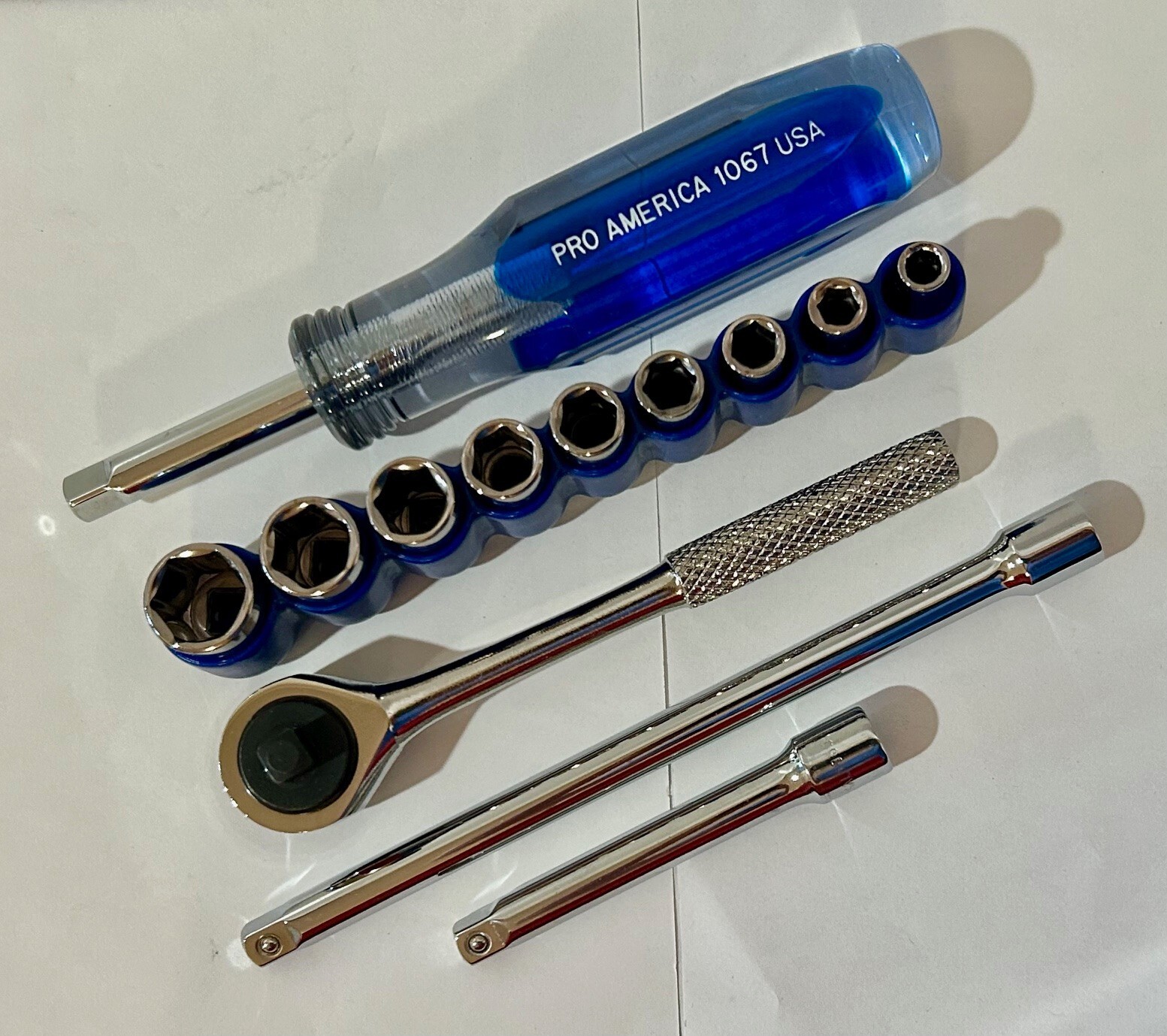 Vintage Jensen 354-105 14-pc. 1/4″ Drive Inch Socket Set