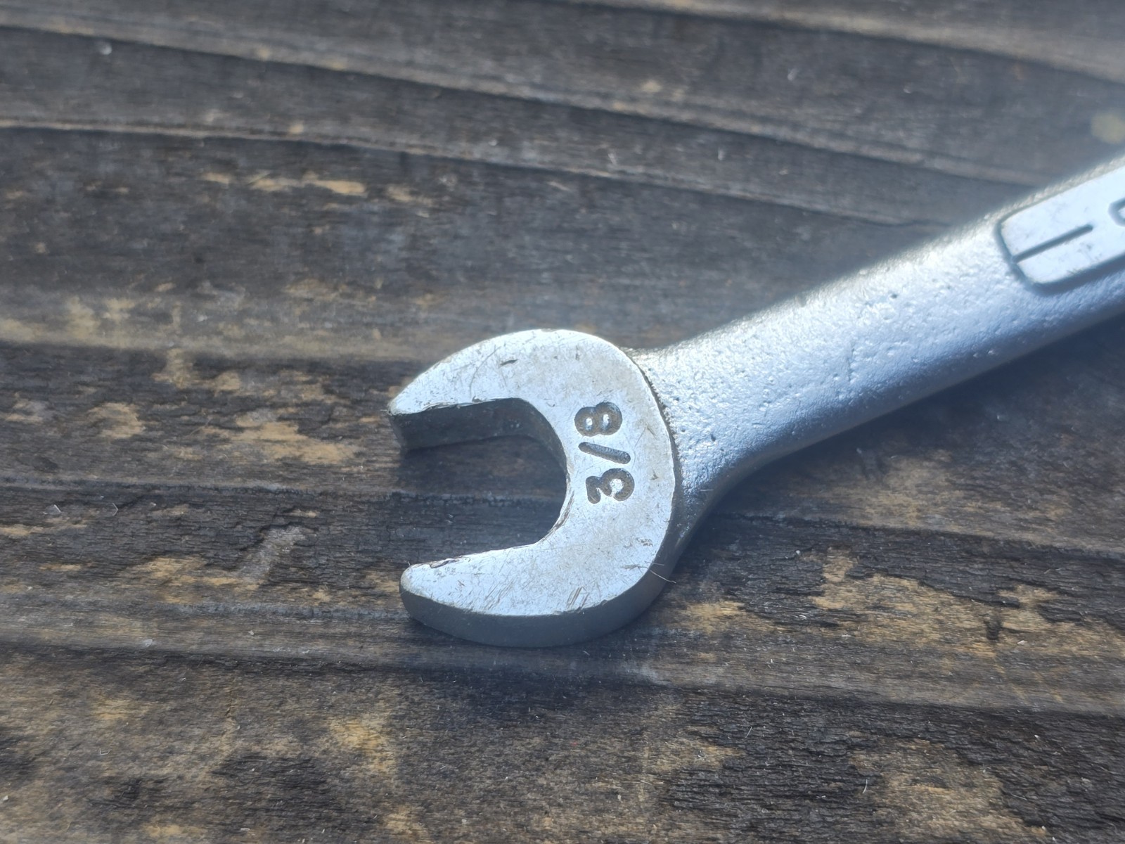 Vintage Craftsman Forged in USA V Series Open End Wrench 3/8″ 7/16″