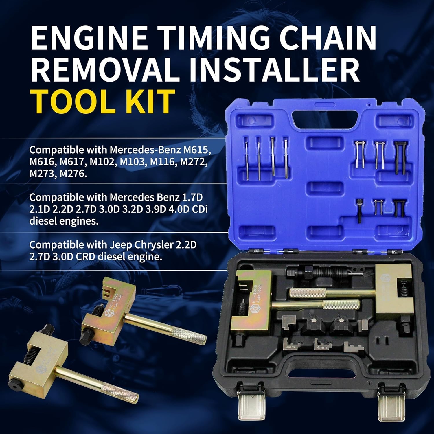 Engine Timing Chain Removal Installer Tool for Mercedes Benz M271 M272 M273 M274