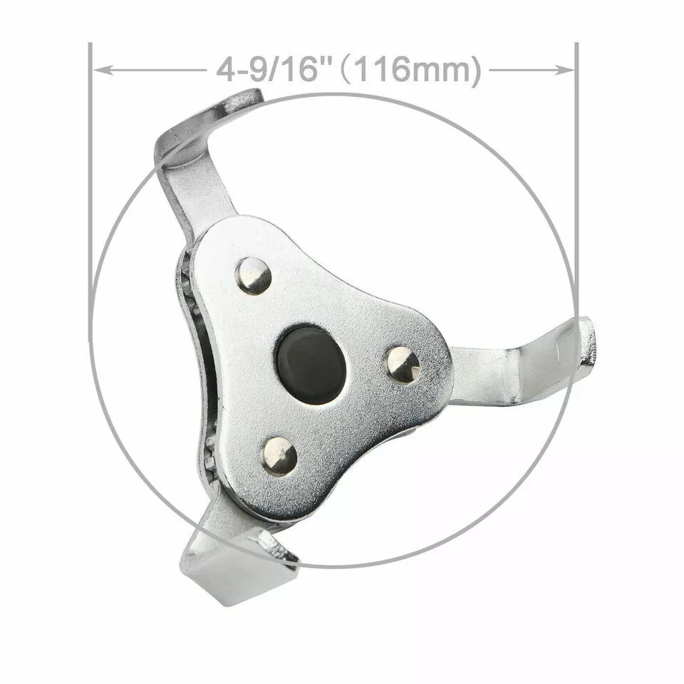 Two Way Oil Filter Wrench Removal Tool Fully ADJustable 2-3/8″ to 5″ Heavy Duty