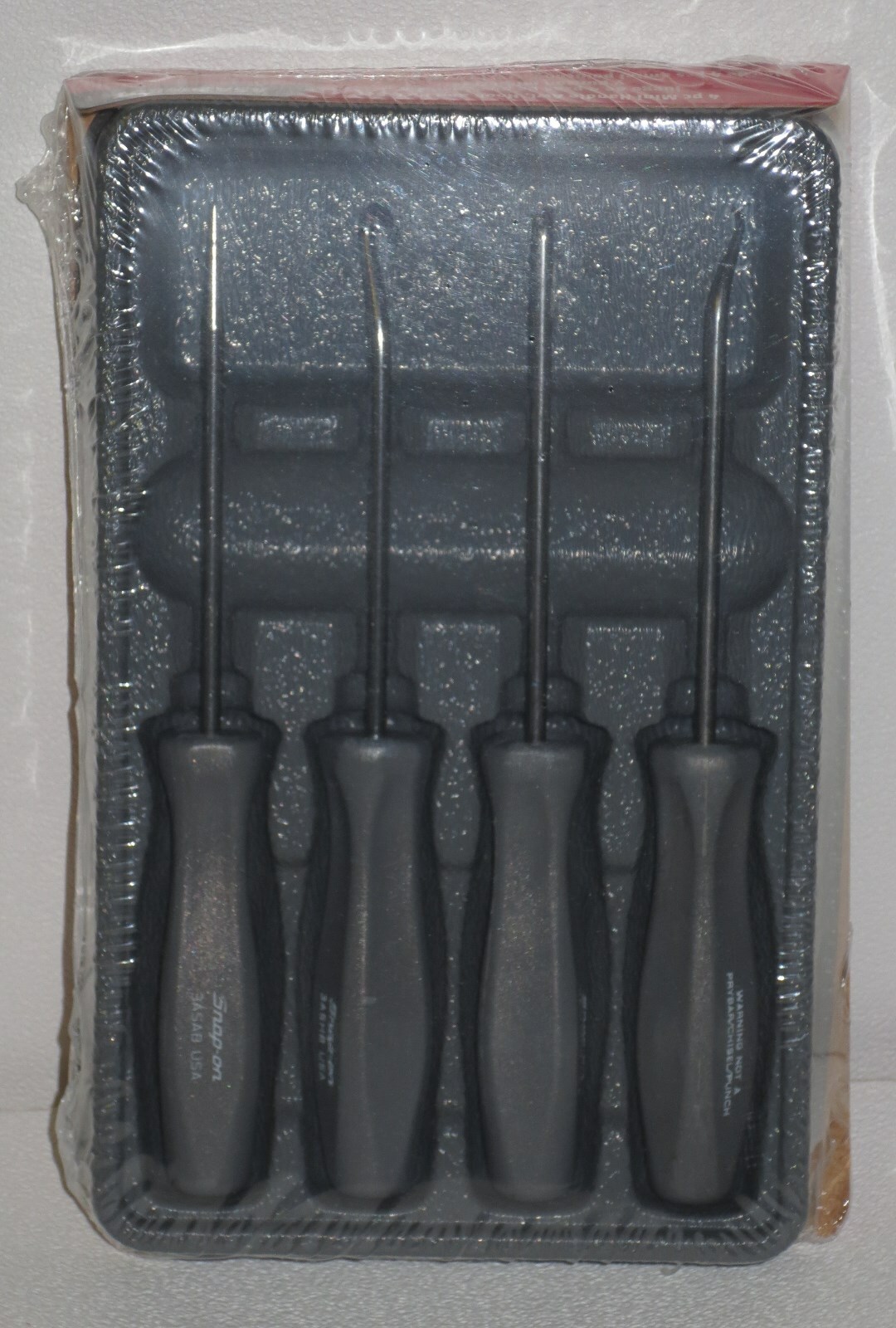 NEW! Snap-on Pick Set ASA204BDT *TITANIUM HARD HANDLES* SILVER, NEW & SEALED!