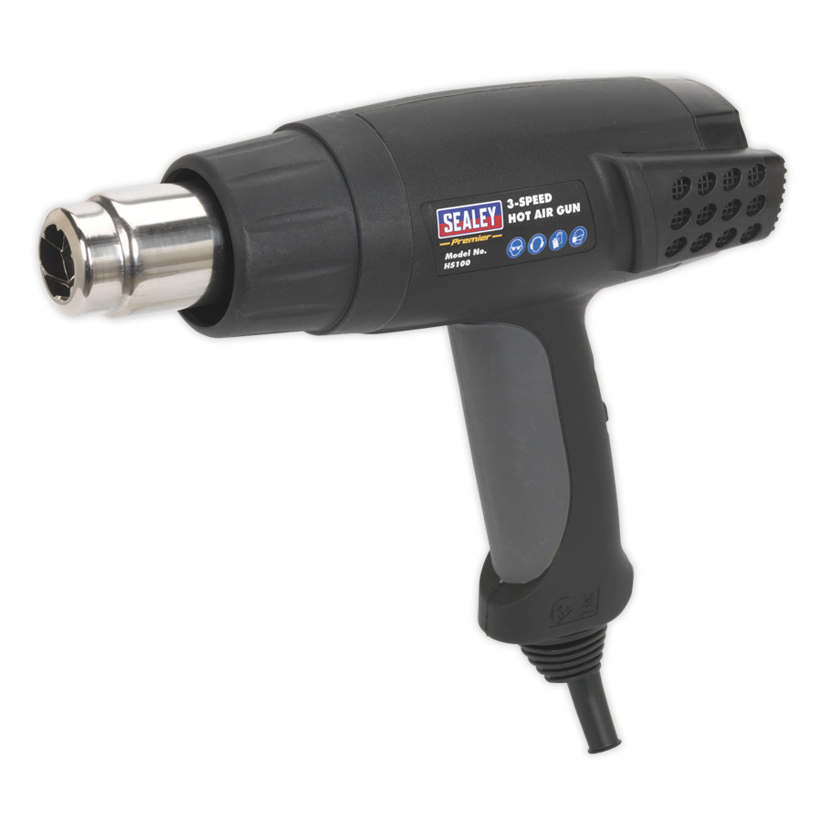 Sealey HS100 Hot Air Gun 1800W 3-Speed 50/420/650C
