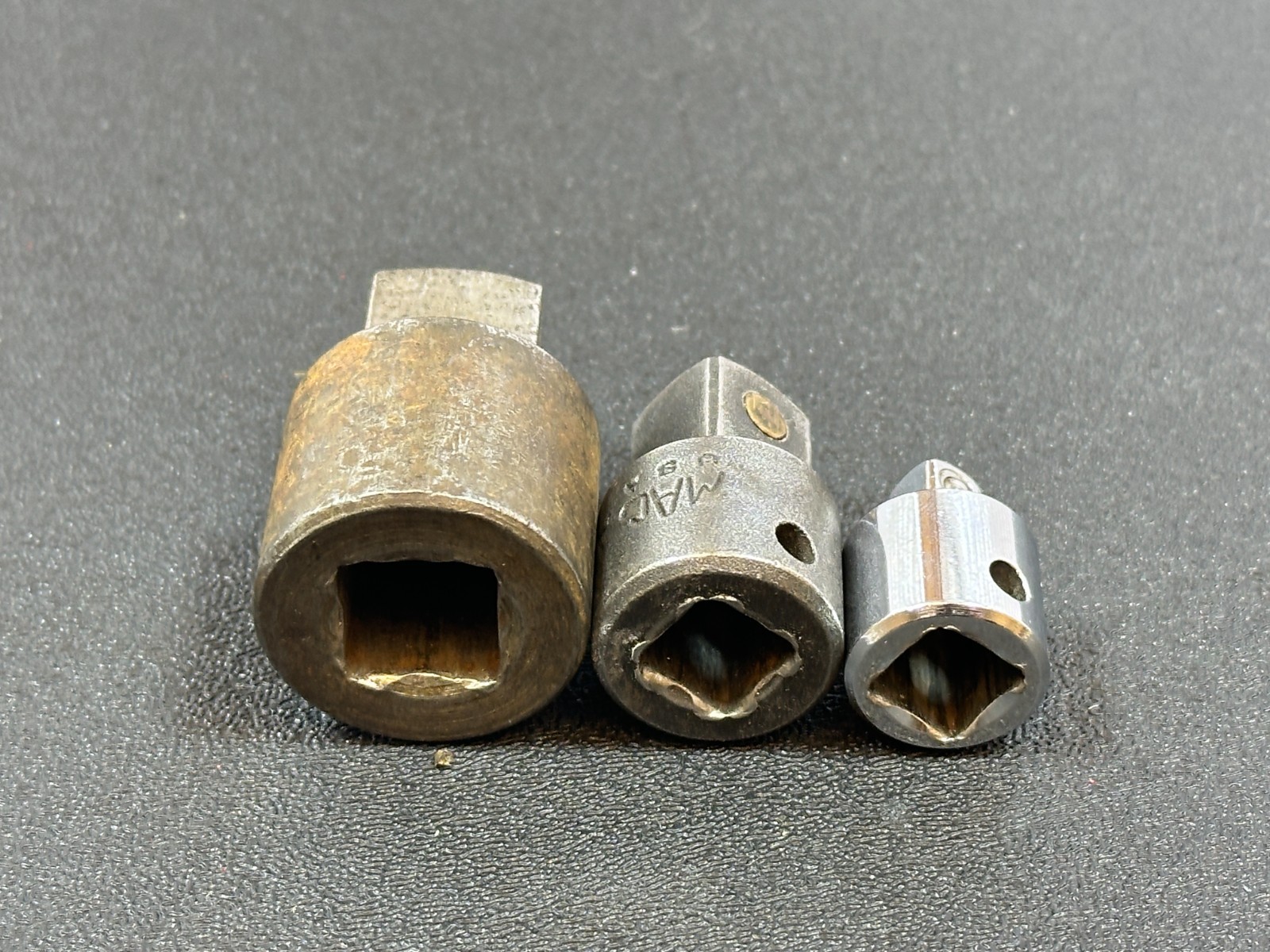 Sna-On & MAC Tools USA 3pc Adapter Set Lot, MAC AP1216 A128 & 1/2” to 3/4” Drive