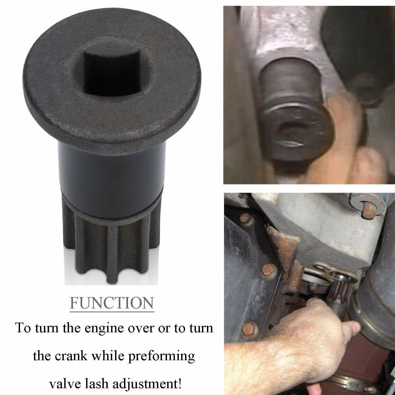 Engine Barring Tool Injection Pump Gear Puller Lock Nut Wrench For Dodge Cummins