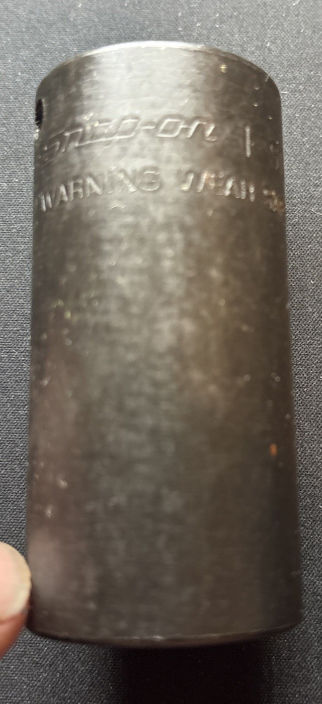 Vintage Snap-on USA, 1 Inch SIMF320 deep impact socket, 3/8″ Drive