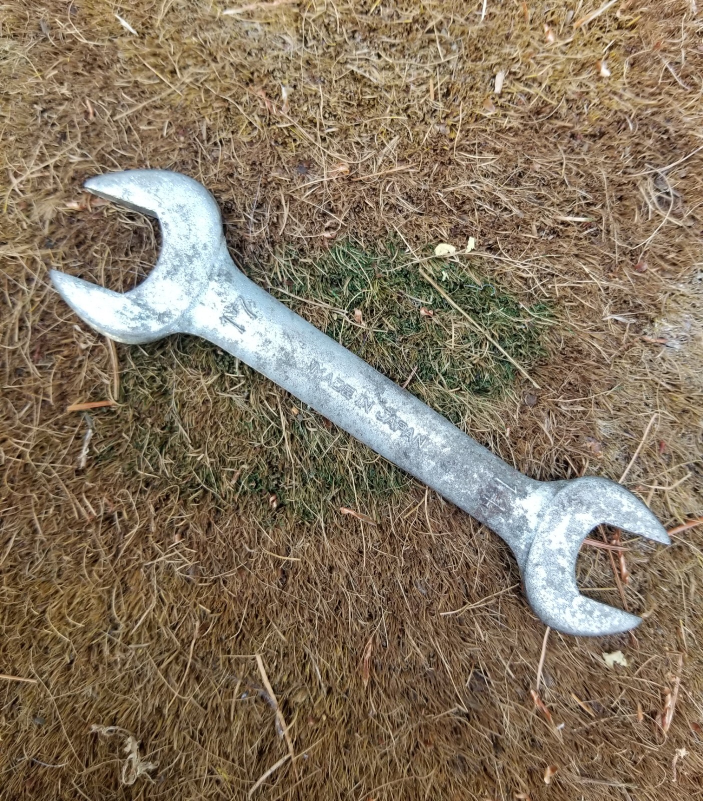 Vintage RK Combination Open End Wrench 14mm x 17mm HONDA MOTORS Japan Motorcycle