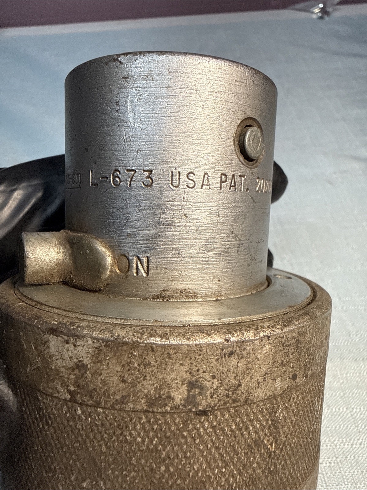 Snap On Tools 1” Drive Heavy Duty Knurled Ratcheting Socket Adapter L673