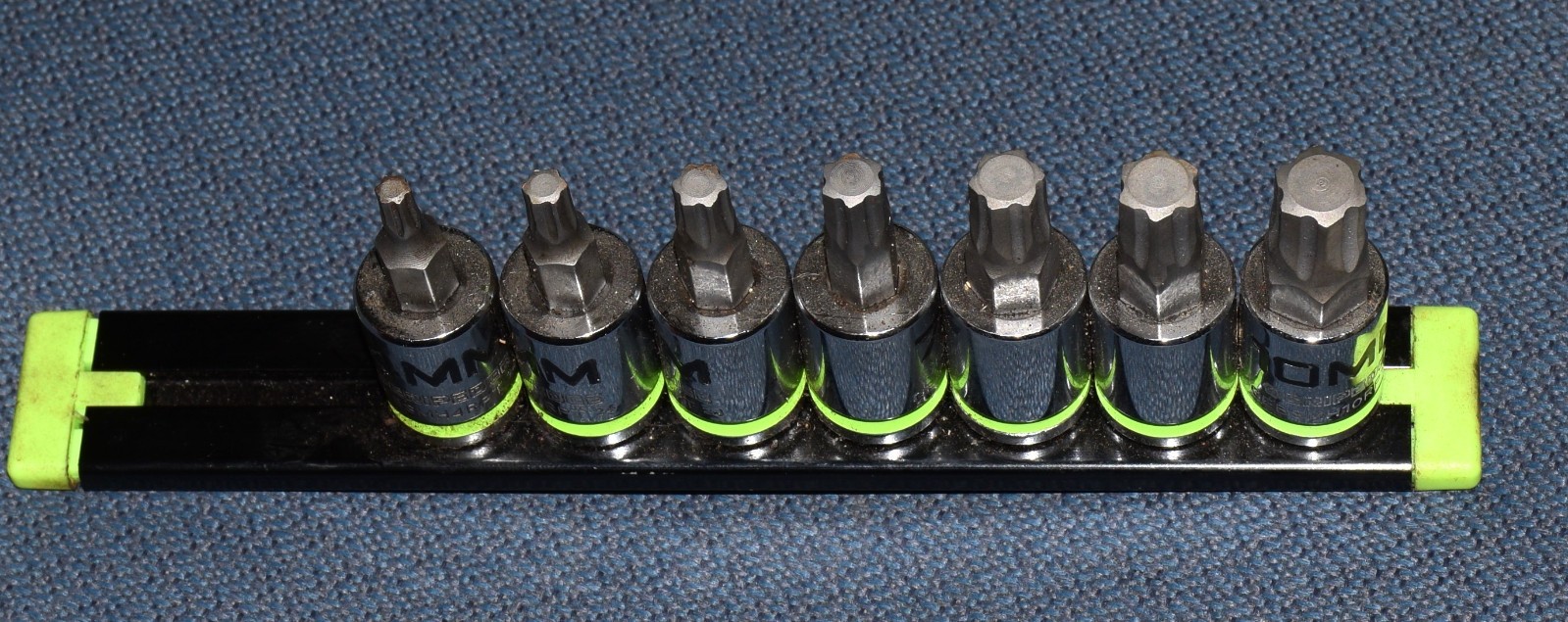 GRIPEDGE 7 PIECE 3/8 DRIVE METRIC HEX SOCKET SET GEBSMH 4MM-10MM