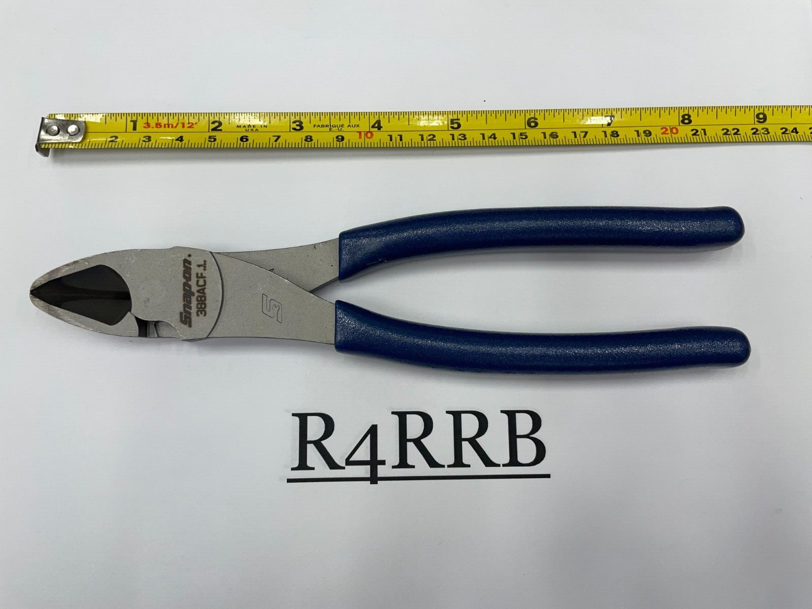 Snap-on Tools NEW POWER BLUE Soft Grip 8″ High Leverage Diagonal Cutter 388ACF