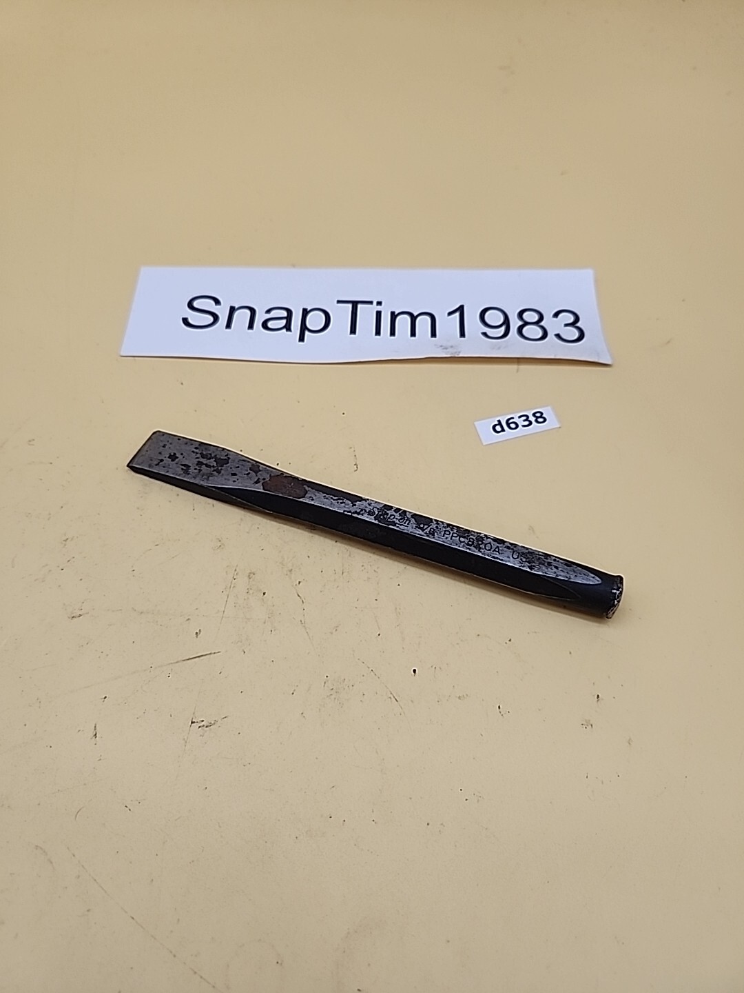 Snap-on Tools 6 1/2″ Length 5/8″ Flat Chisel PPC820A USA