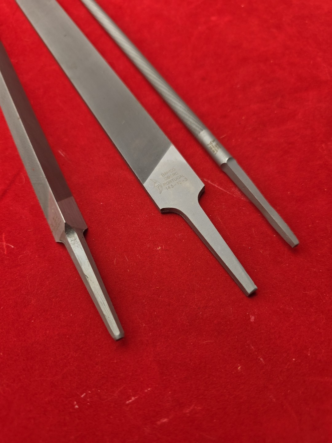 Tools 3pc Assorted File Set w/ Blue-Point Adjustable File Handle GA98A