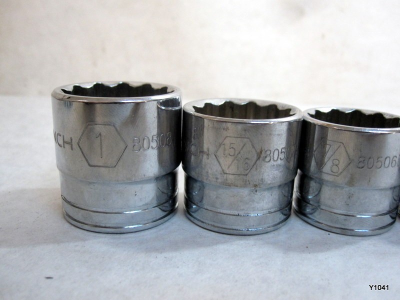 10 pc GEARWRENCH 805 12 point see description
