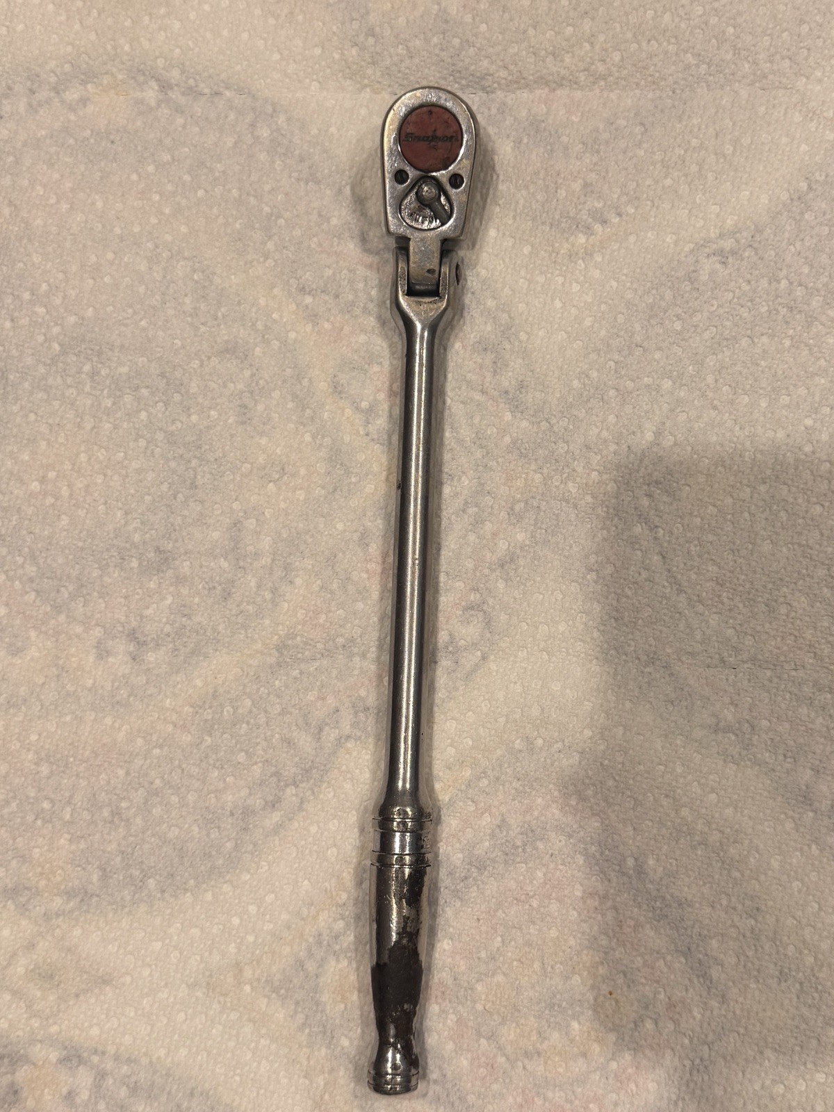 Snap On F731 3/8” Drive Flex Head Ratchet 11 1/4” Long Handle USA Made Chrome