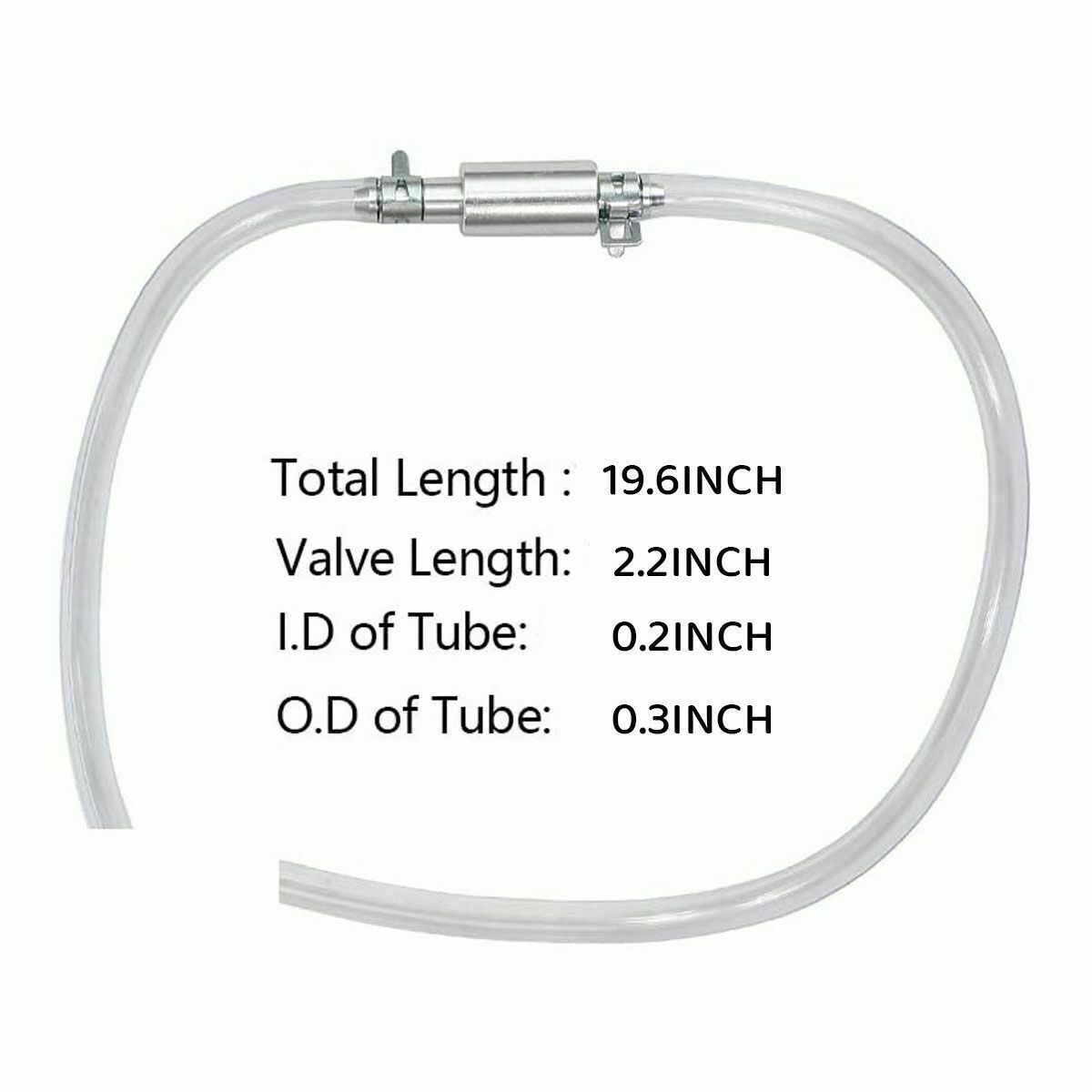 Motorcycle Car Clutch Brake Bleeder Hose One Way Valve Tube Bleeding Tool Set US