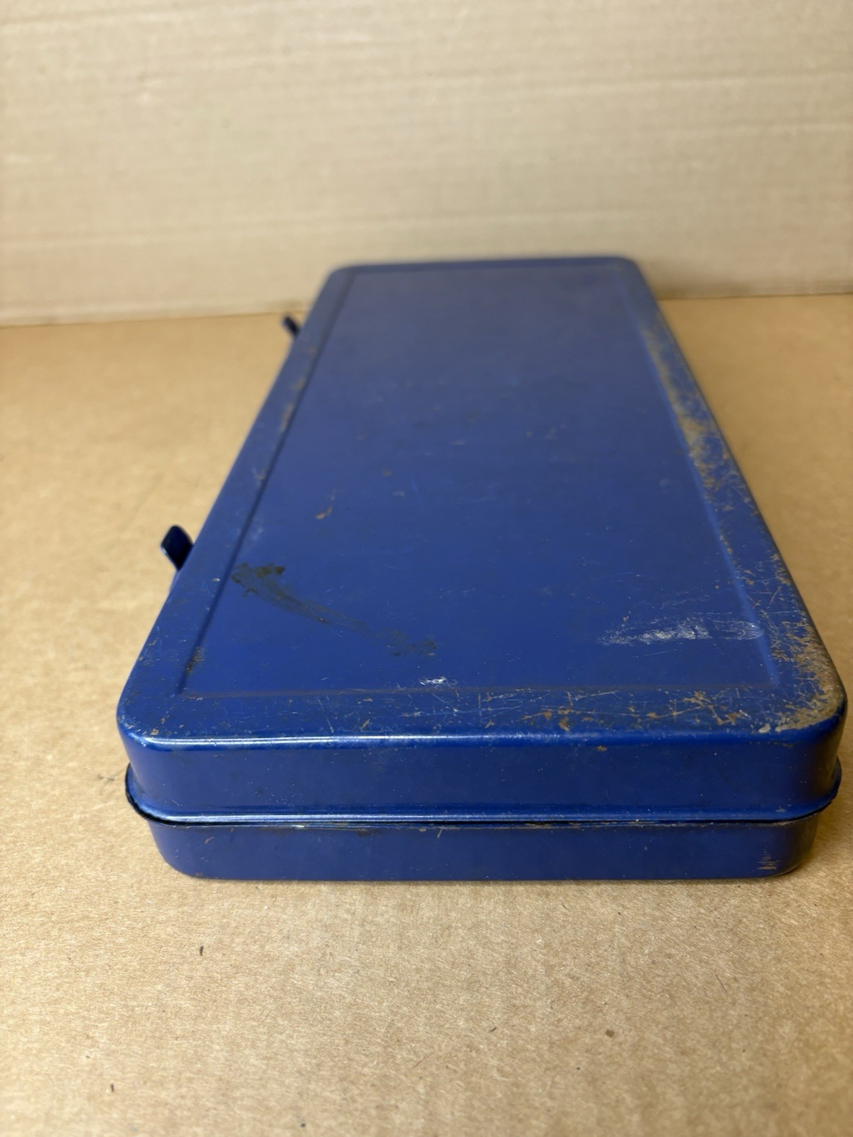 Vintage Royal Tools Tin Case ONLY for Ratchet Socket Set 257 Metric NO Contents