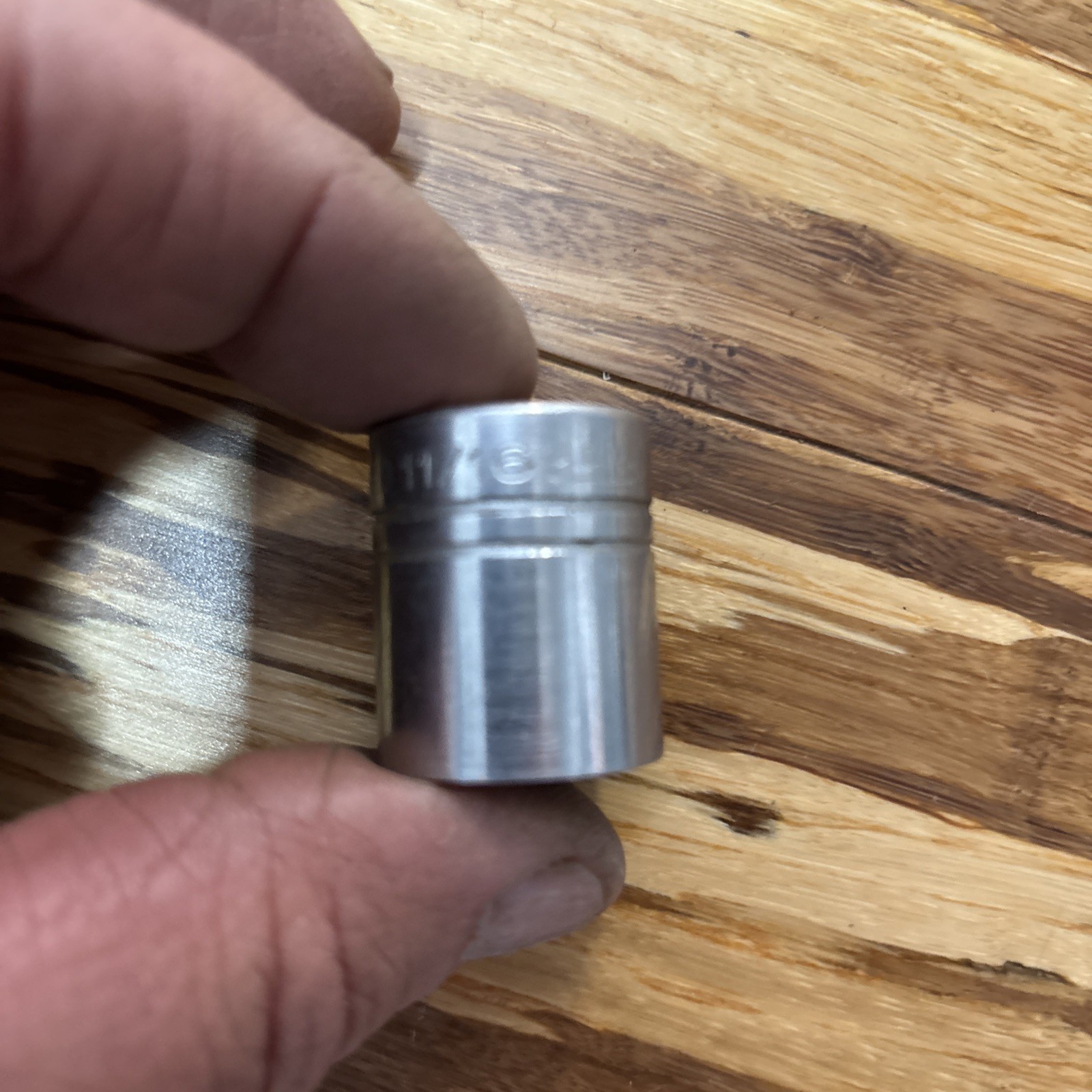 Two Vintage 3/8” Drive Indestro Sockets 1/2” And 11/16”