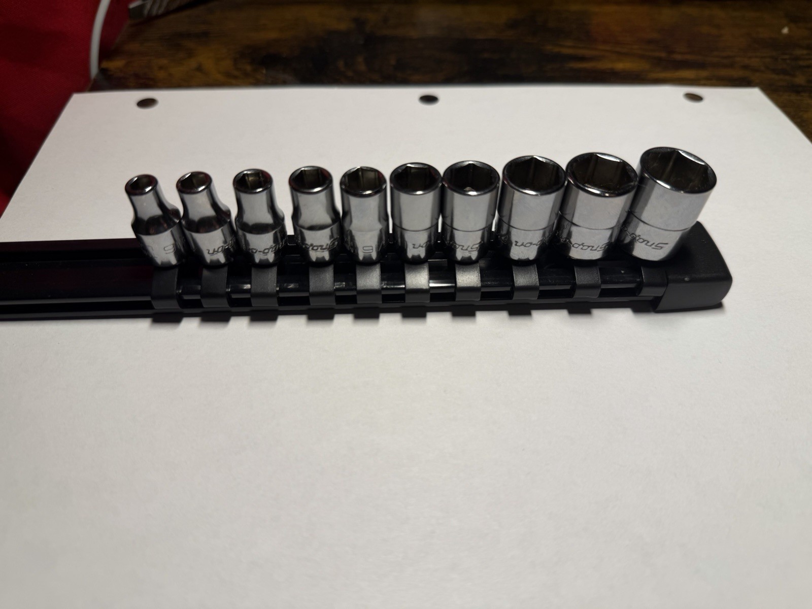 Snap-on Tools USA NEW 20pc 1/4″ Drive 6PT SAE Shallow Deep Socket Set 120STTM