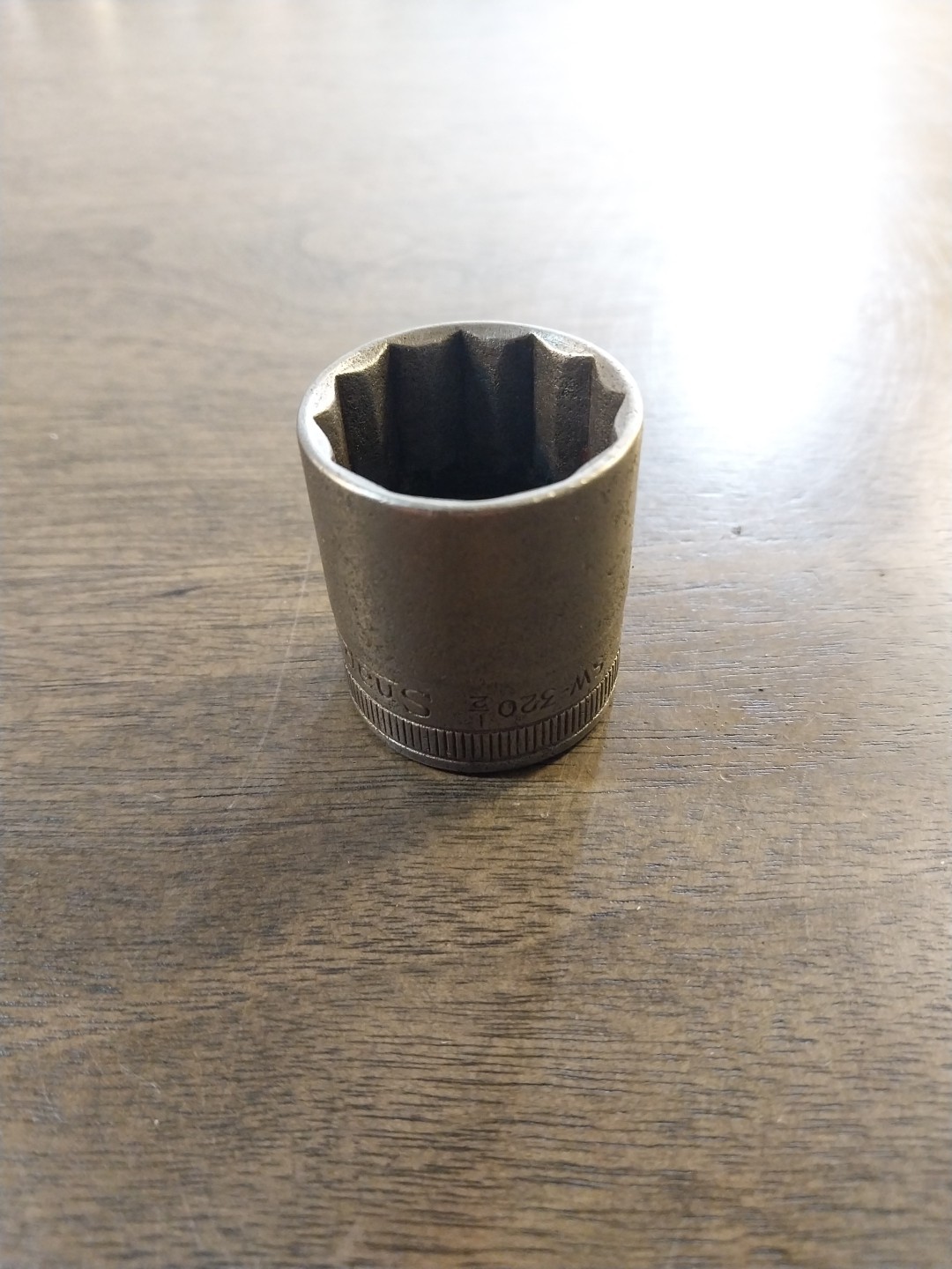 Vintage Snap-On SW320 1/2″ Drive 1″ 12 Point Socket USA Tool