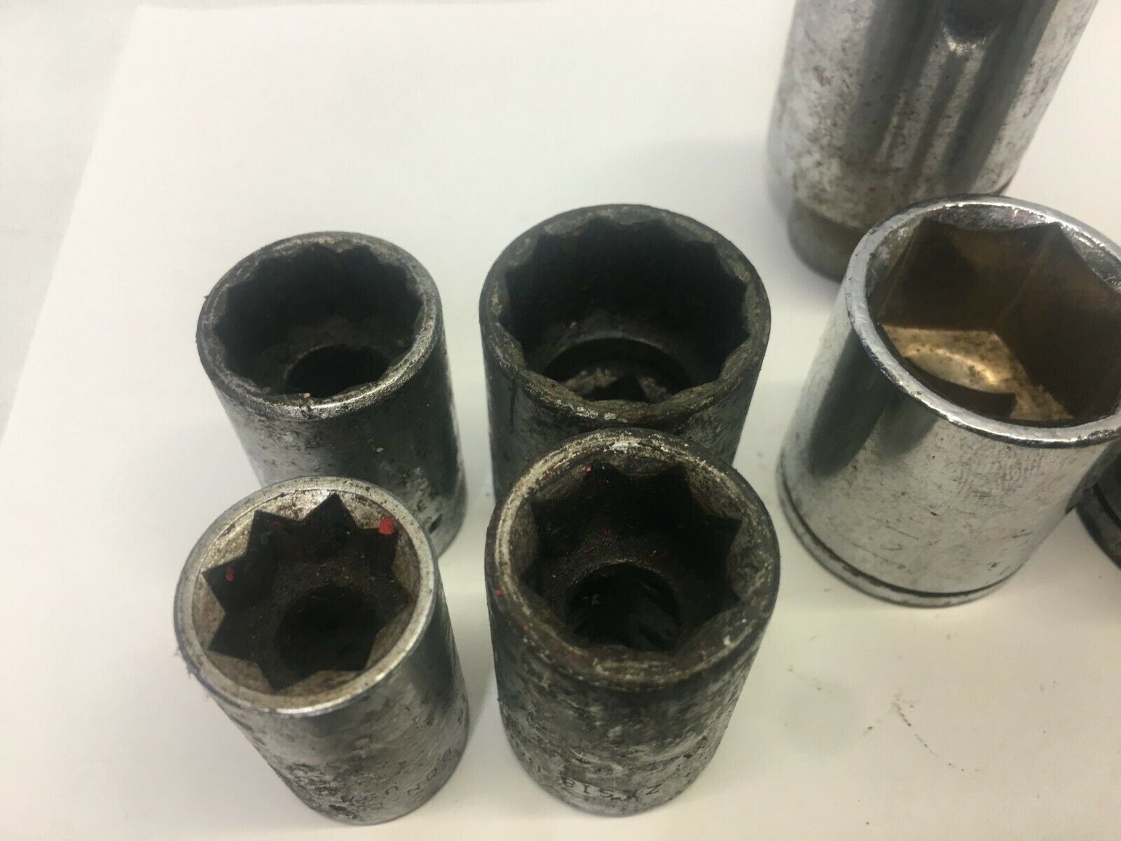 (11) Pcs. Socket Lot 3/8″ Various Sizes Socket Set 6, 12 Point