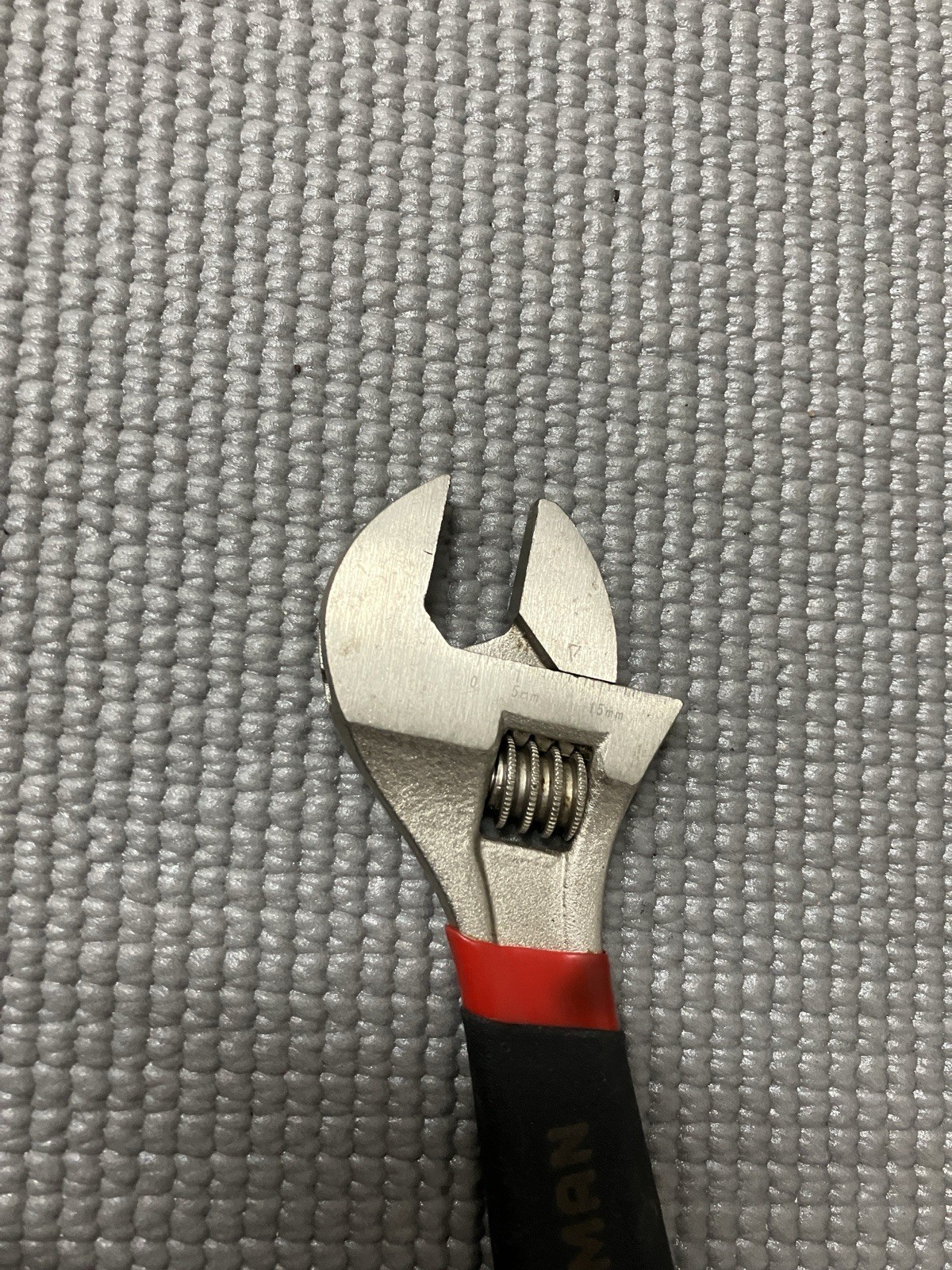 Vintage Craftsman Professional 6” Adjustable Wrench 44166 WF USA Red Black Rare!